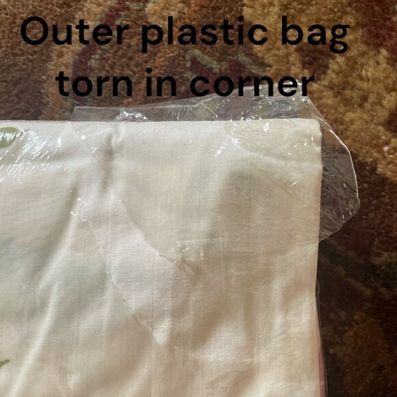 Vintage NOS Classic Design No-Iron Twin Sheet Set Floral Pattern - Picture 8 of 8